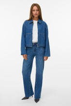 Load image into Gallery viewer, Aura Denim Jacket - Medium Blue Denim