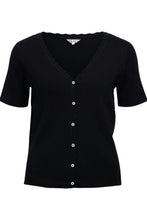 Load image into Gallery viewer, Kelly Re V-Neck Cardigan - Black