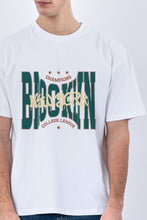 Load image into Gallery viewer, Oversized T-shirt with print - White