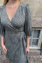 Load image into Gallery viewer, Olivia 3/4 Wrap Midi Dress - Balsam Green
