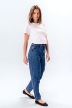 Load image into Gallery viewer, The Original Performance Mom Jeans - Medium Blue Denim