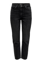 Carica l'immagine nel visualizzatore di Gallery, Jeans in vita Emily High - Black Denim