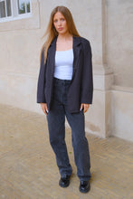 Afbeelding in Gallery-weergave laden, Oversized blazer - zwart