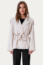 Load image into Gallery viewer, Sia Short Trenchcoat - Off White