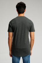 Load image into Gallery viewer, Long T-shirt - Dark Grey Melange