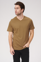 Load image into Gallery viewer, Basic Vneck t-shirt - Olive