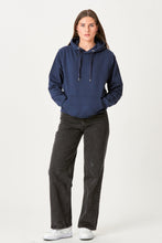 Carregar imagem no visualizador da galeria, Moletom com capuz de tamanho grande - Marinho