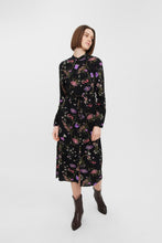 Charger l'image dans la galerie, Robe de chemise à manches longues faciles - violet