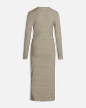 Load image into Gallery viewer, Visan Striped Dress - Beige - Sisters Point - Khaki 2