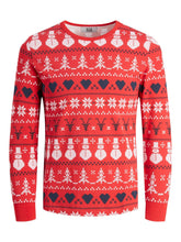 Charger l'image dans la galerie, Snowflake Junior Pajamas - Red - TeeShoppen - Red