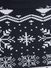 Carregar imagem no visualizador da galeria, Tori Christmas knit - Navy - TeeShoppen - Blue 2