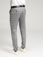 Charger l'image dans la galerie, The Original Performance Pants - Lightgrey Checkered (Limited) - TeeShoppen - Grey 5