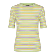 Carregar imagem no visualizador da galeria, Roberta T-Shirt - Mint Stripe - Liberté - Yellow 3
