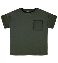 Carica l'immagine nel visualizzatore di Gallery, T-shirt with pocket - Raisin - Name It - Green