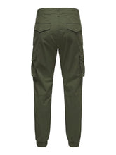 Afbeelding in Gallery-weergave laden, Mike cargo pants - Olive - Only & Sons - Green 4