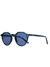 Load image into Gallery viewer, Round Sunglasses - Blue - TeeShoppen - Blue 3