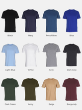 Load image into Gallery viewer, Organic Basic T-shirts – Package Deal (4 pcs.)