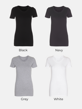 Carica l'immagine nel visualizzatore di Gallery, T -shirt aderente - pacchetto (3 pezzi.)