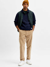 Cargar imagen en el visor de la galería, Slimtape-Repton Cord Pants - Chinchilla - Selected Homme - Khaki 3