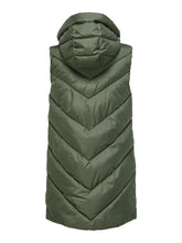 Load image into Gallery viewer, Skylar Padded Hood Vest - Forest Night - Jacqueline de Yong - Green 7