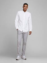 Load image into Gallery viewer, Summer Shirt Long sleeve - White Slim Fit - Jack & Jones - White 2