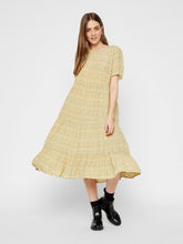 Load image into Gallery viewer, Long Monsi Dress - Feldspar flowers - PIECES - Yellow