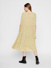 Load image into Gallery viewer, Long Monsi Dress - Feldspar flowers - PIECES - Yellow 2