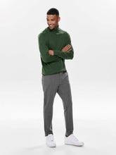 Load image into Gallery viewer, Mark Pants - Striped Gray (stretch pants) - Only & Sons - Grey 2