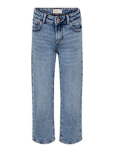 Cargar imagen en el visor de la galería, Megan Wide Jeans - Medium Blue Denim - Kids Only - Blue