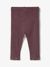 Load image into Gallery viewer, Merino wool leggings - Flint - Name It - Purple 3