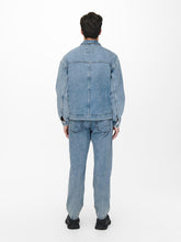 Carica l'immagine nel visualizzatore di Gallery, Rick Truck Jacket - Blue Denim - Only & Sons - Blue 7
