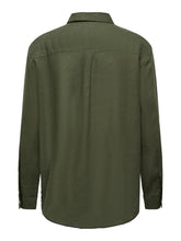 Load image into Gallery viewer, Tokyo Linen Shirt - Kalamata - ONLY - Green 4