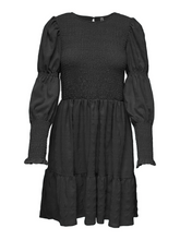 Charger l'image dans la galerie, Thalia Smock Dress - Black - ONLY - Black