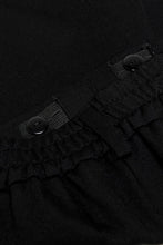 Carregar imagem no visualizador da galeria, Poptrash pants (kids) - Black with white stripe - Kids Only - Black 3