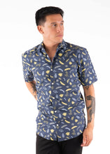 Load image into Gallery viewer, Printed short-sleeved shirt - Navy - Only & Sons - Blue 2