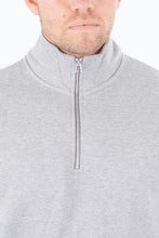 Load image into Gallery viewer, Quarter Zip sweat - Gray - TeeShoppen - Grey 2