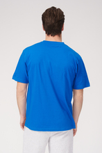 Cargar imagen en el visor de la galería, Oversized T-shirt - Swedish Blue - TeeShoppen - Blue 2