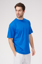 Cargar imagen en el visor de la galería, Oversized T-shirt - Swedish Blue - TeeShoppen - Blue 3