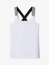 Load image into Gallery viewer, Top with glitter details - White - Name It - White 3