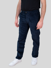 Cargar imagen en el visor de la galería, Straight Stroke Cord Pants - Dark Sapphire - Selected Homme - Blue