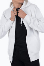 Afbeelding in Gallery-weergave laden, Zip Sweat Hoodie - White - TeeShoppen - White 7
