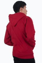 Cargar imagen en el visor de la galería, Zip Sweat Hoodie - Red - TeeShoppen - Red 8