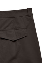 Load image into Gallery viewer, Meng MidWaist Crinkled Wide Pant - Chocolate Torte

