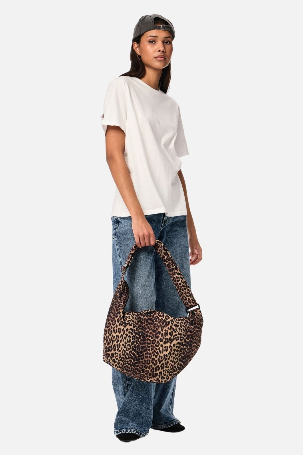 Amanda Xl Bumbag - Black Leo
