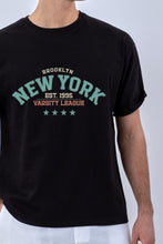 Load image into Gallery viewer, Oversized T-shirt with print - Black
