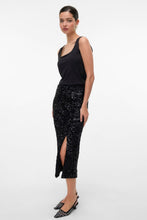 Afbeelding in Gallery-weergave laden, Halia Skirt - Black Sequins
