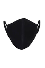Load image into Gallery viewer, 10 pcs. Fabric mask with 3 layers - Black (organic cotton)
