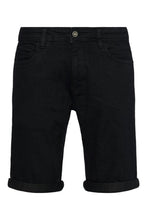 Cargar imagen en el visor de la galería, Pantalones cortos de mezclilla - negro
