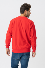 Carregar imagem no visualizador da galeria, Gola redonda básica - Vermelho da Dinamarca
