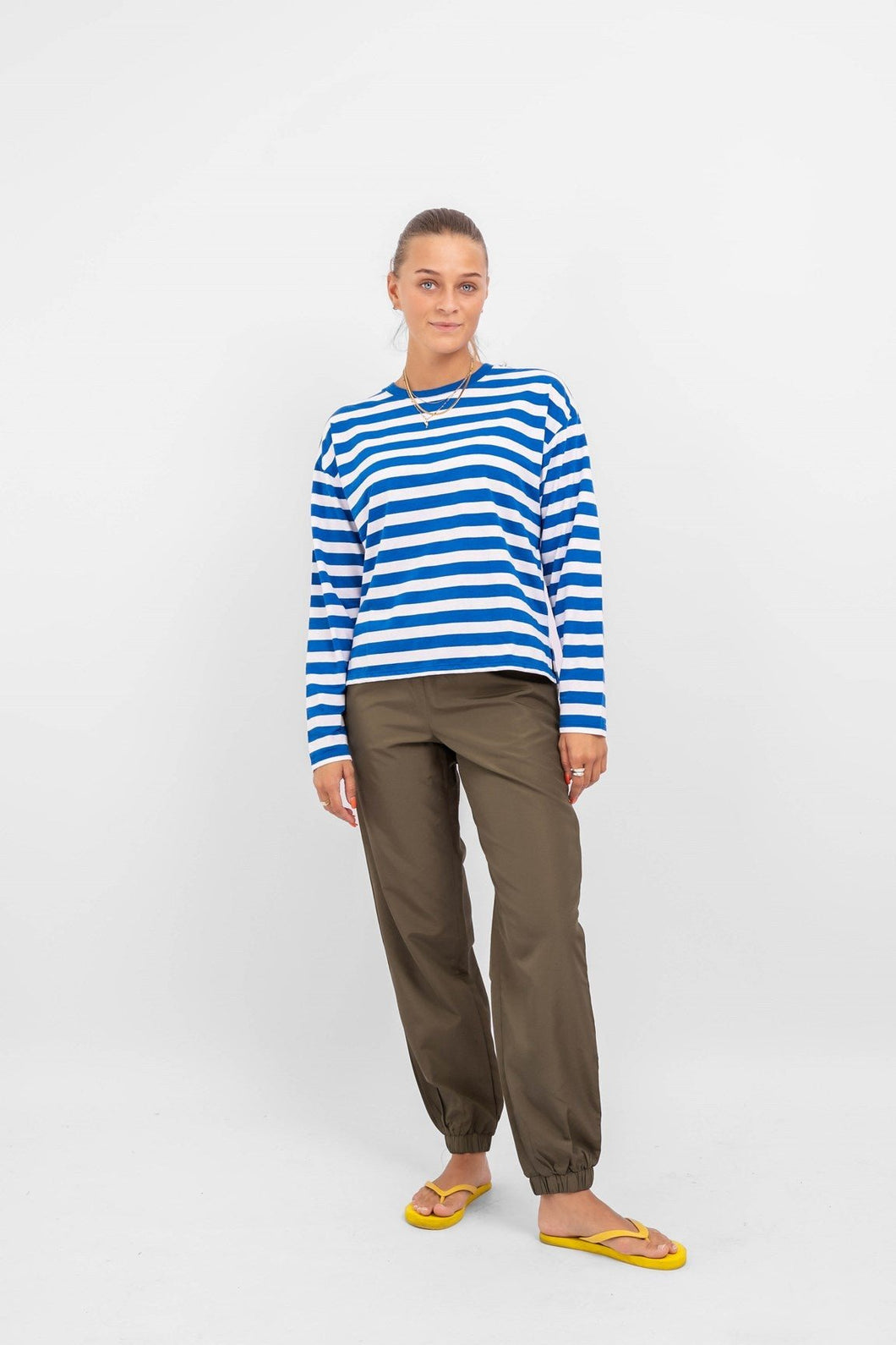Nelli lange mouw trui - blauw